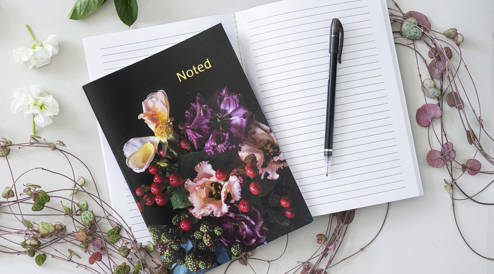 #HB Notebooks Lisianthus by Helen Bankers