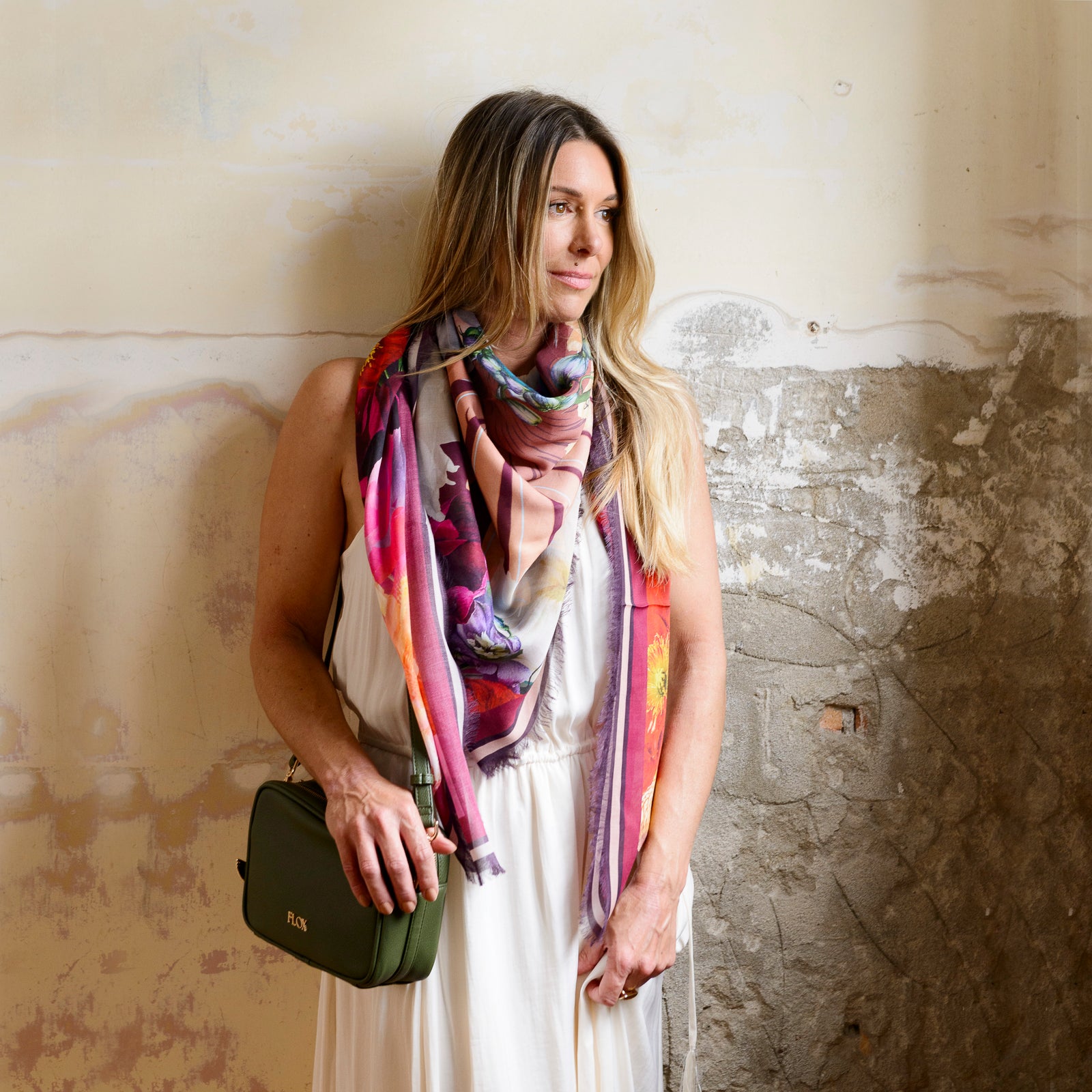 Helen Bankers x FLOX Scarf Collaboration