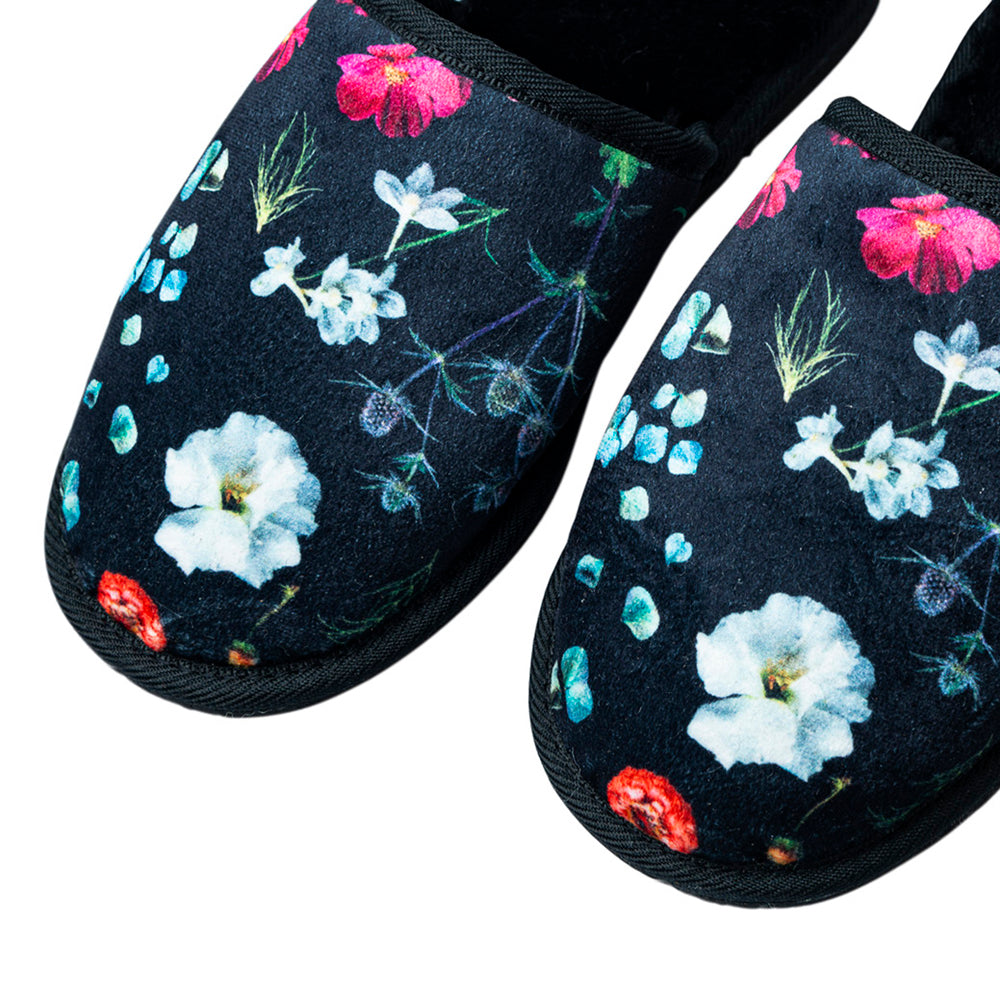 HB Sheepkin Slippers Country Garden