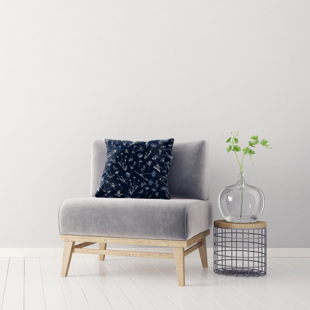 Cushion Blue Cosmos