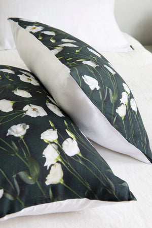 Linen Pillowcases - Forest Green