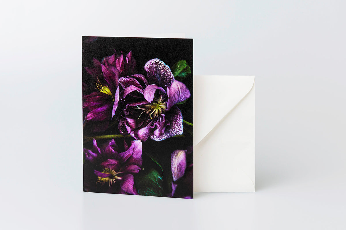 Hellebore Detail Greeting Card