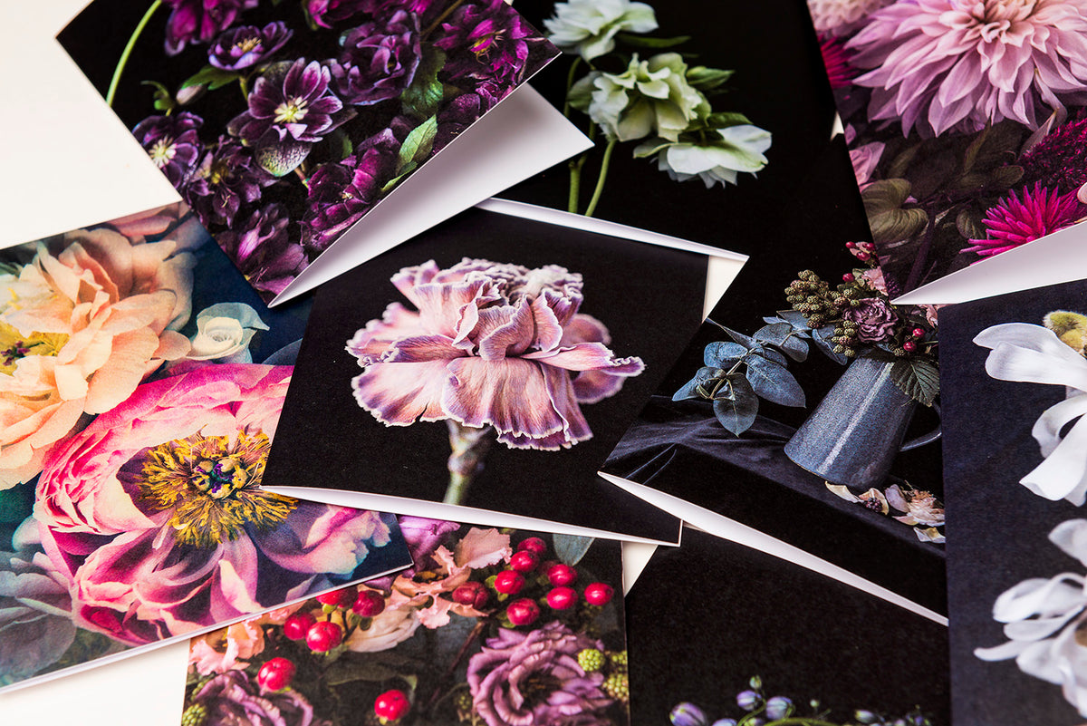 HB Collection of Floral Greeting Cards Set - mix of all 10 designs