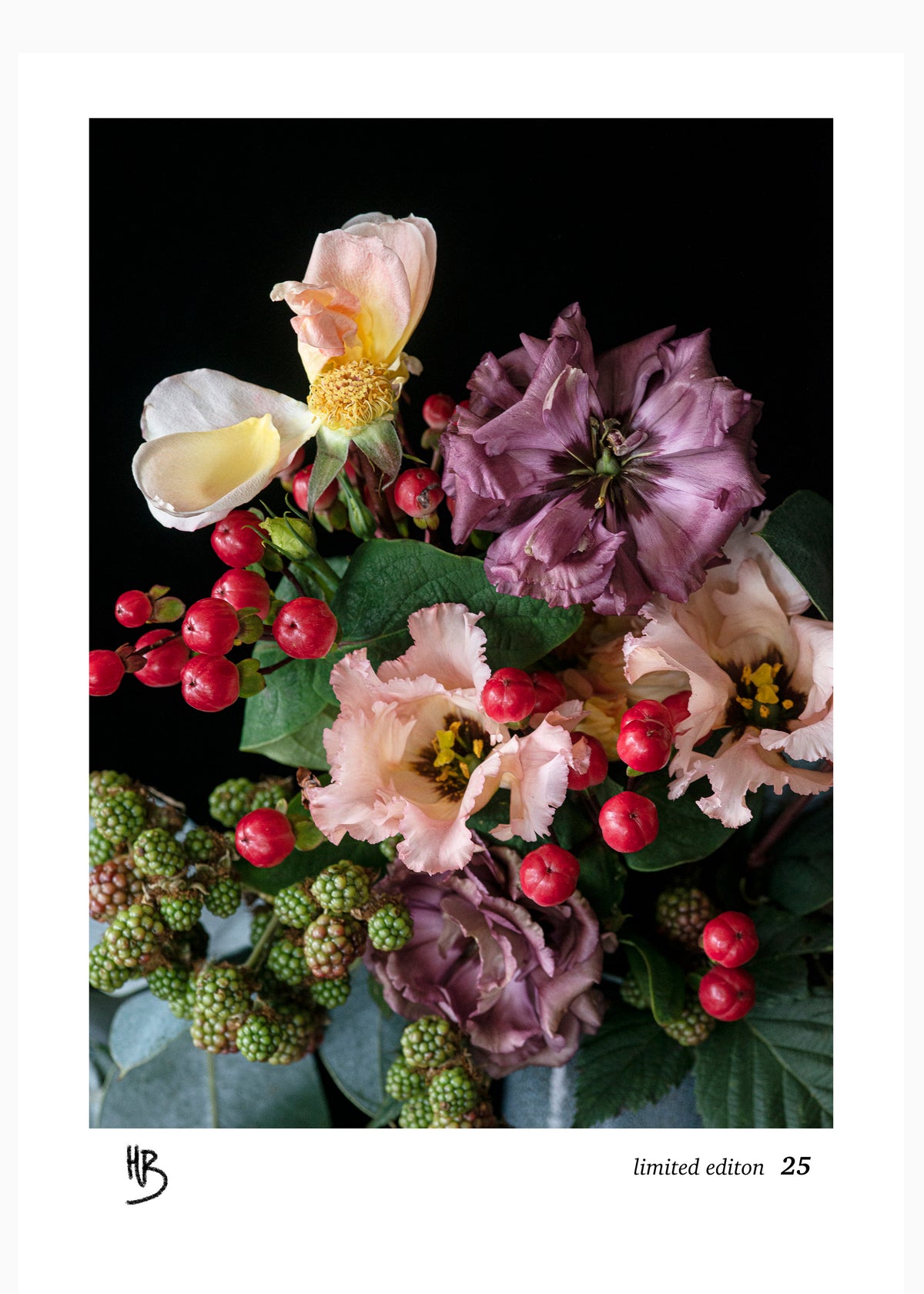 "fabric art" "linen" "linen tea towel" "art" "edition" "artist edition" "renaissance" "Floral" "Flowers" "lisianthus" "flower art" "limited edition" "Helen Bankers" "Artist" "Photographer"