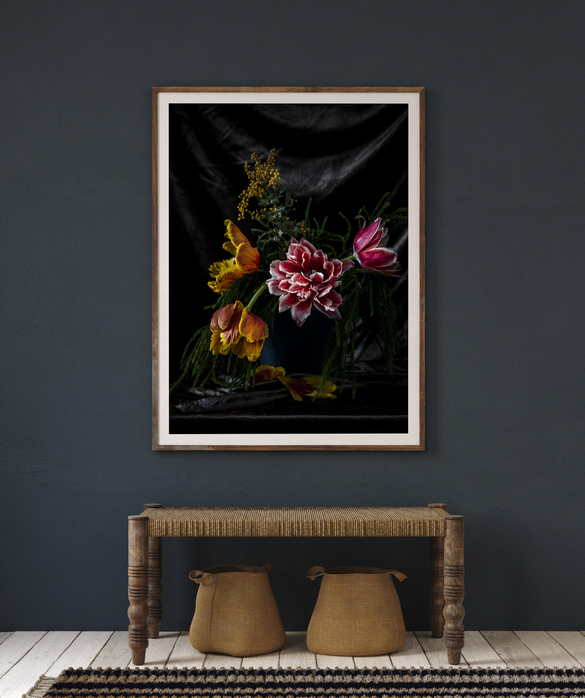 "Helen Bankers" "Photographer" "Still life" "Helen Bankers Photographer" "Photography" "Photographic Art" "Still life" "Female Artist" "Auckland" "New Zealand" "Floral Art" "Artwork" "Flowers" "Botanical" "Home Decor" "Interior Design" "Tulips" "Parrot Tulips" "Rimu" "NZ Made"